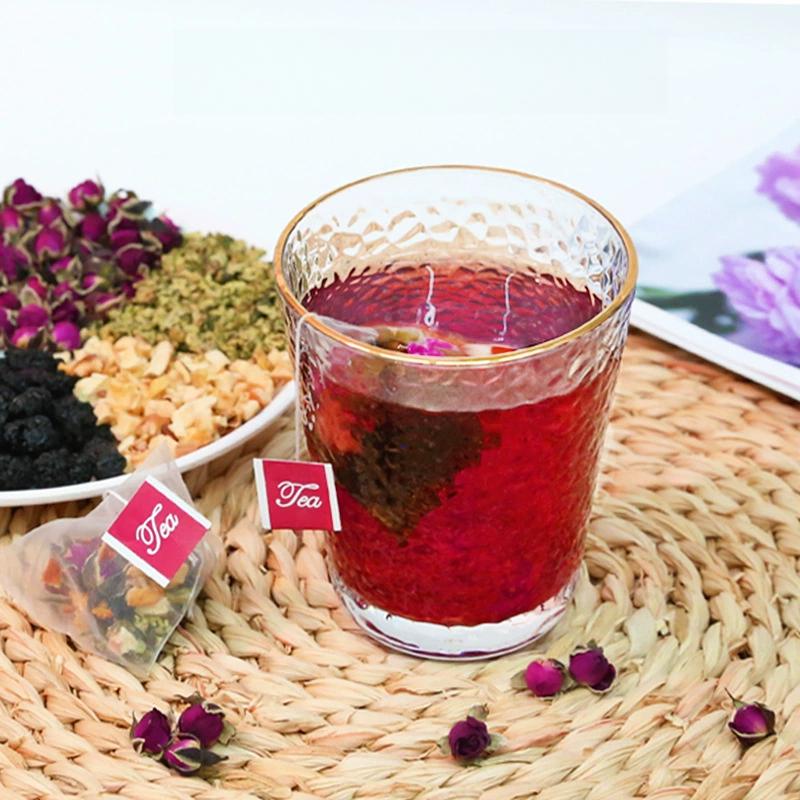 Premium Apple Rose Lotus Leaf & Rose Flower Mulberry Fruit Tea, 5g*20 Bags