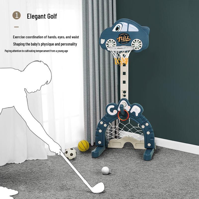 Adjustable Basketball Hoop for Kids - Indoor/Outdoor Sports Toy Stand