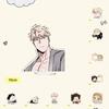 Hot Korean Cartoon BL Manga Anime Roses and Champagne Acrylic Stand Figure Standing Desktop Display Fans Collection Jewelry Gift