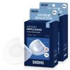 Dashu Men's Air Slim Transparent Nipple Bands 52 Sheets 2 Pcs