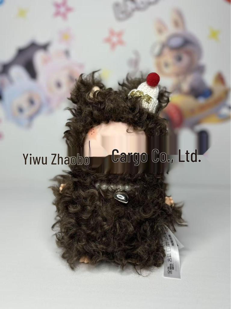 Pleasant Goat Labubu Plush Toy Keychain Vinyl Blind Box Doll