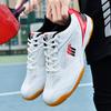Couple Sports Shoes Men's Shoes Badminton Shoes Breathable Table Tennis Training Shoes Lightweight and Comfortable Tennis Shoes Student