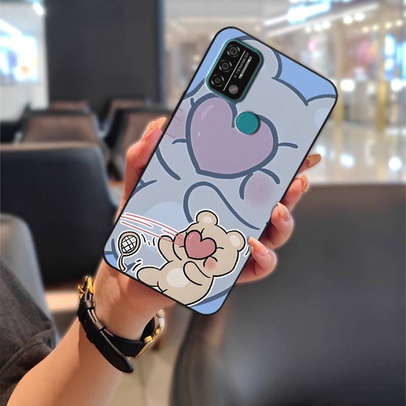 Dirt-resistant Soft case Phone Case For UMIDIGI A9 Silicone Shockproof Back Cover Couple Full wrap TPU Durable Graffiti