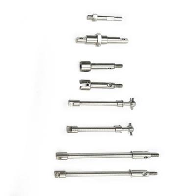 8pieces 1/24 Universal Drive Joint RC Upgrade Part Steel Design Rc Universal Drive Joint For Scx24 RC Car Part