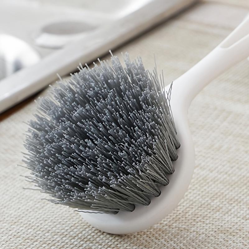 1pc Long-Handled Reusable Cleaning Brush - Effective Household Decontamination and Dishwashing Tool for Sink, Stove, and Cup Cleaning