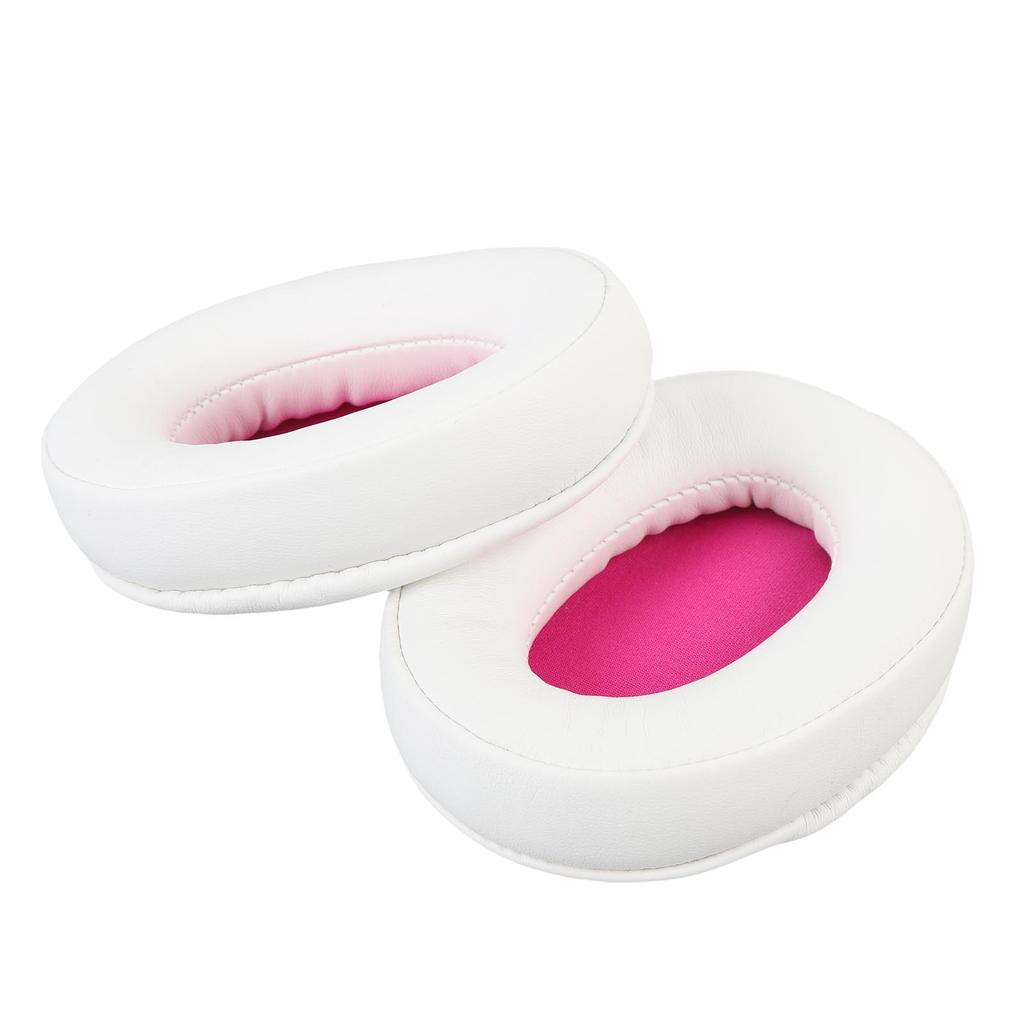 2 Pcs Headphone Ear Pads Comfortable Sound Insulation Protein Leather Headset Ear Cushions for ATH-M50X M40X M30X M50