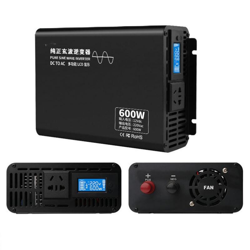 High Power Pure Sine Wave Inverter Portable Car Converter Universal Power Supply Voltage Transformer