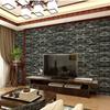 Self-adhesive 1-40pcs 38.5X35cm DIY 3D Wallpaper Retro Brick Pattern Wall Stickers Waterproof Room Decor Foam Home Decoration