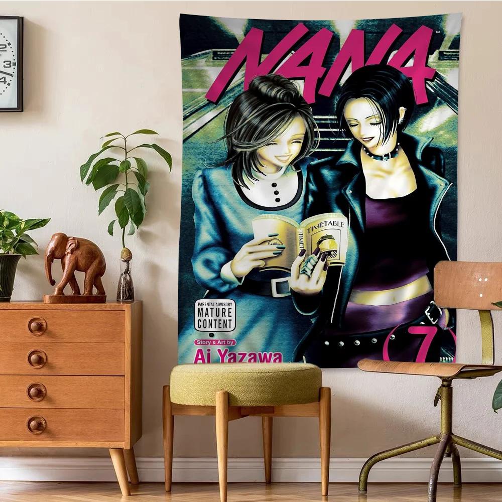 VIKAMA Vintage Animation Poster Style Decoration Cloth anime Girl Heart Bedroom Bedside Dormitory Wall Decoration