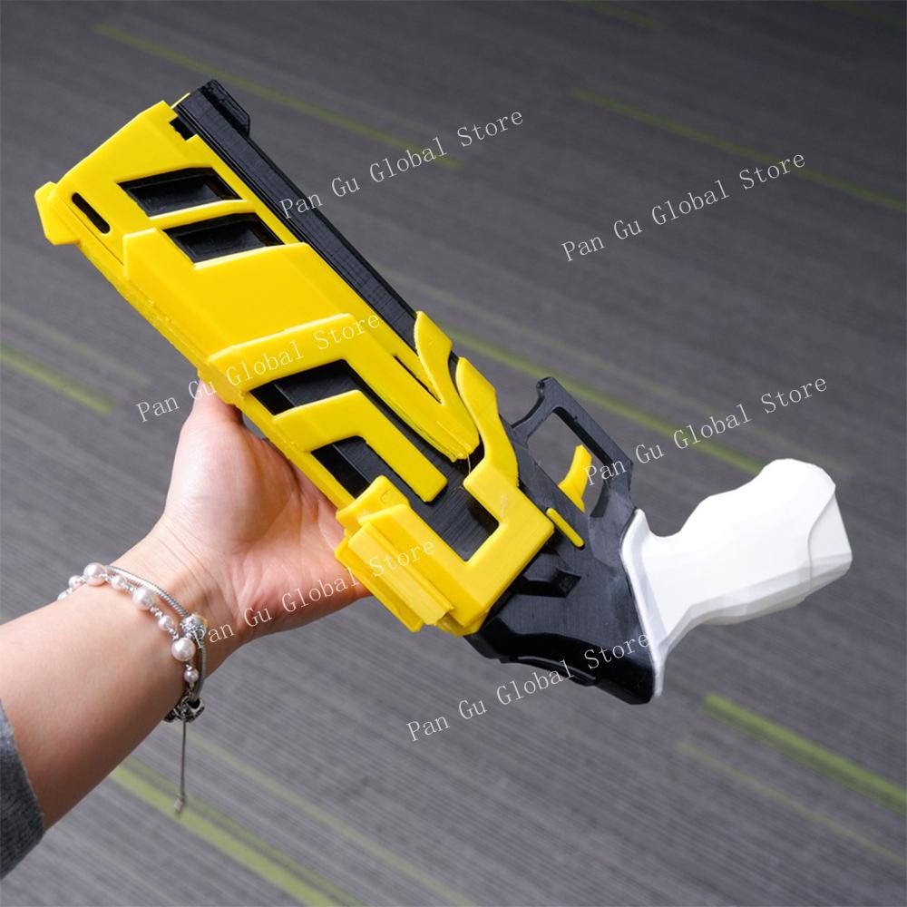 35cm/13.78in Valorant Customized Gun Qian Boer Justice Pistol Game Peripherals Cosplay Weapon Props Toys Hobbies Boyfriend Gift
