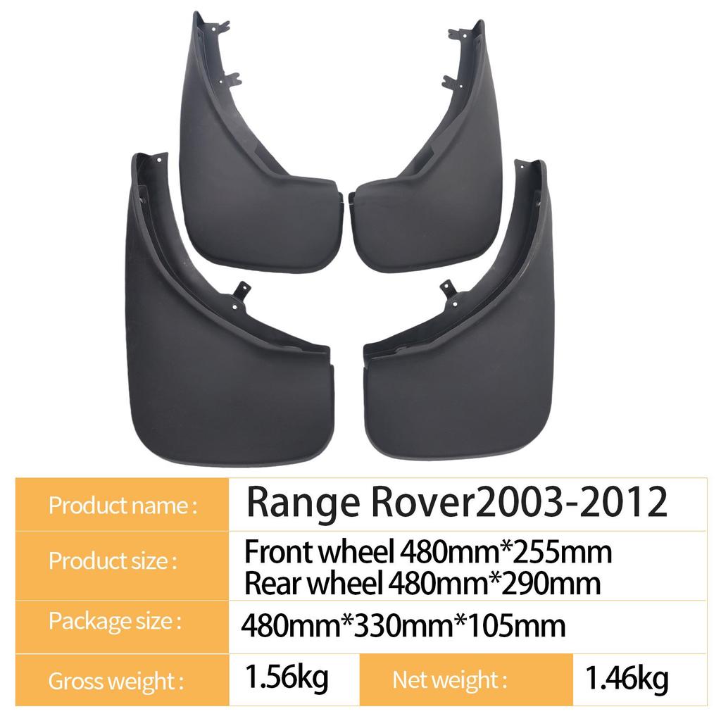 Compatible Mudguards for Land Rover Range Rover Executive 2003-2012 Models
