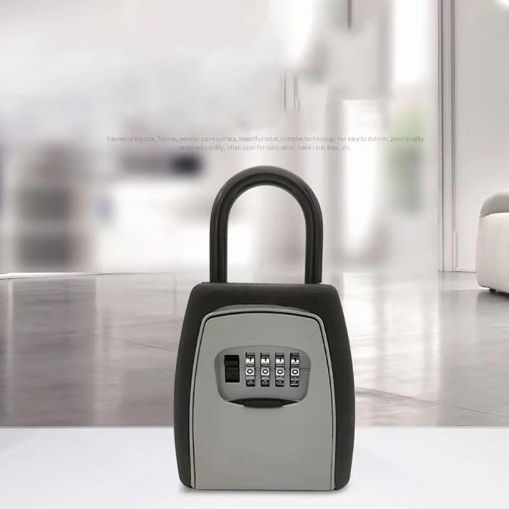 Mechanical Coded Lock Wall Mount Key Storage Box Combination Key Storage Box  Construction Sites