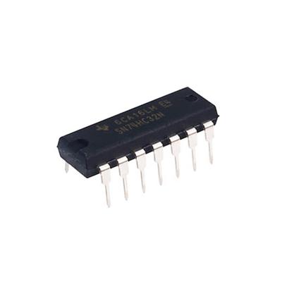 10 יחידות 74HC32 7432 74HC32N ארבע כניסות או שערים DIP-14 DIL SN74HC32N SN74HC32 DIP14 DIP IC TI