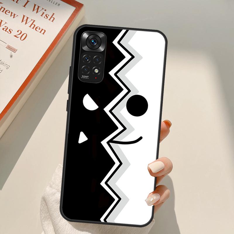 Geometry Dash Case For Xiaomi Redmi Note 11 10 Pro 8 9 9S 10S 11S 9A 9C 10A 10C K40 K50 Gaming Cover