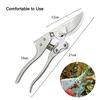 High Quality Steel Pruning Shears Rust-Resistant Snips Pruner Horticulture Tools Comfort Grip Scissors Flower