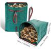 AEE4-Leaf Collector,Large Yard Dustpan-Type Lawn And Leaf Bags,53-Gallons Reusable Yard Garden Bags For Leaves,Debris,Grass
