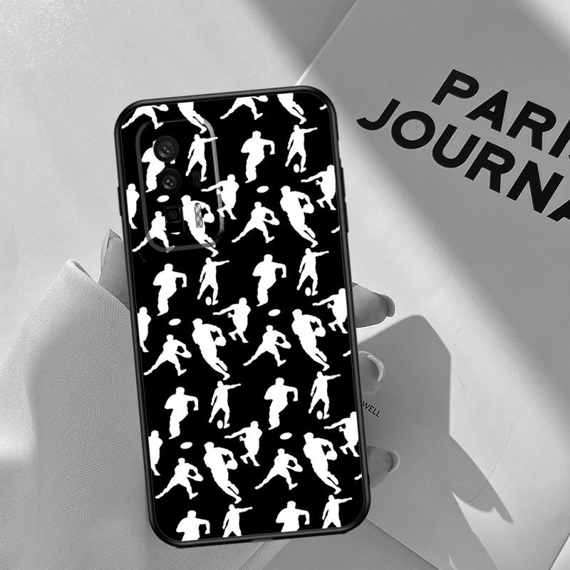 Rugby Football Sport Case For Xiaomi 15 14 Ultra 13T 14T 15T Pro 17 Pro Max POCO X7 Pro X3 X5 X6 F5 F6 F7 F8 Coque
