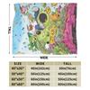 P-Plants-vs-Zombies Video Games Flannel Blanket  Soft Durable Bedding Throws for Living Room Travel Fun Bedspread Sofa Bed Cover