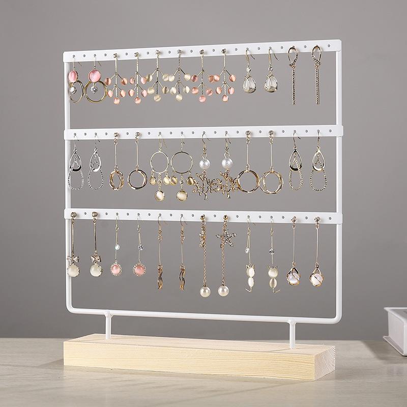 Counter Showcase Props Elegant Jewelry Storage Rack Bracelet Pendant Stand Convenient Earrings Display Stand For Gift For