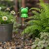 Miniature Frog Figurines for Plants Garden Stakes, Waterproof Resin Ornaments, Cute Figurines, Succulents Whimsical Set Pots Decoration Potted