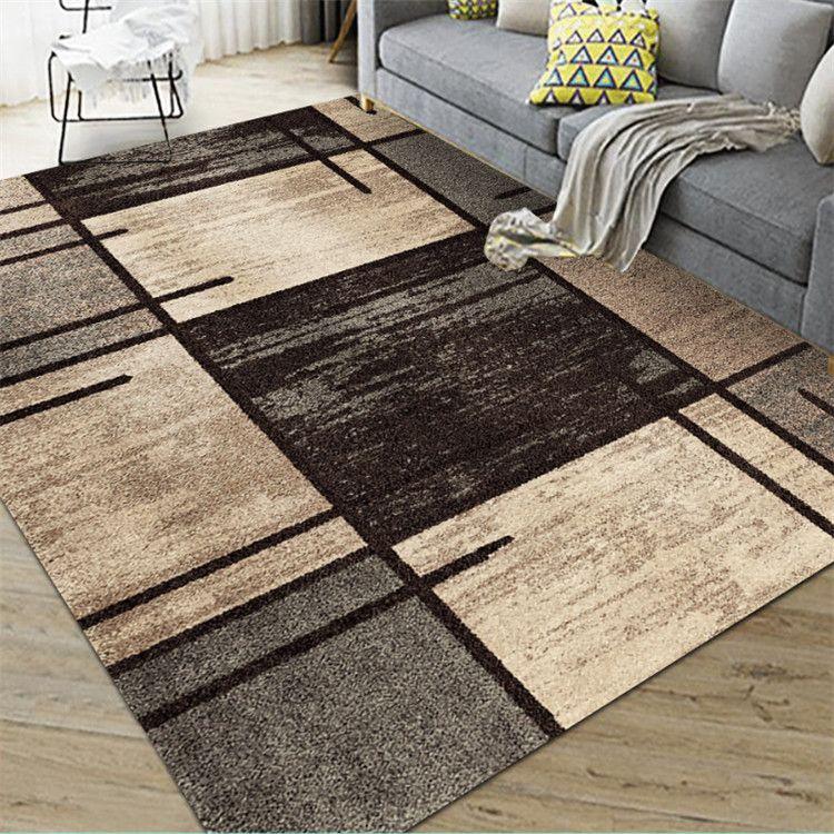 

Ковер с геометрическим узором для гостиной, спальни, противоскользящий коврик, мягкий скандинавский роскошный ковер для дома, украшение для дома 160*230cm