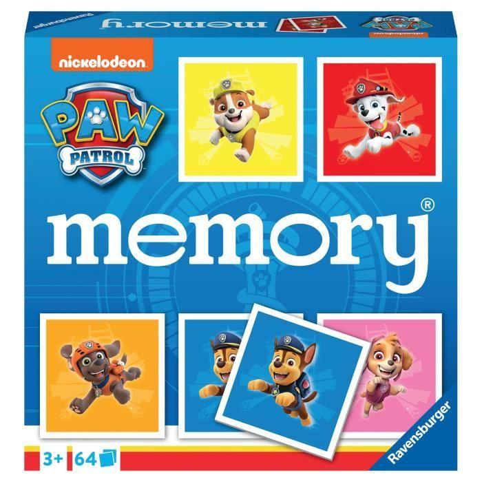 Jeu de mémoire - Ravensburger - Grand memory® Pat'Patrouille - Multicolore - Enfant - Mixte