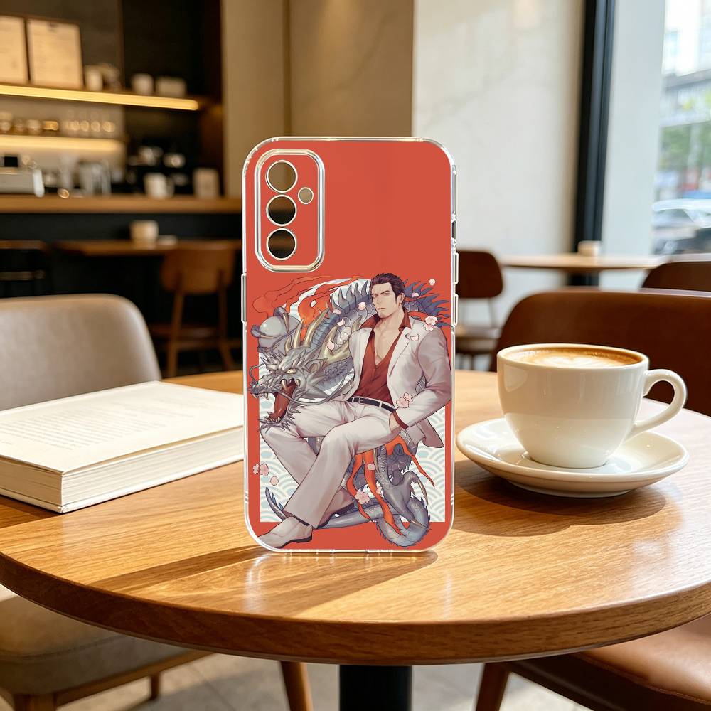 Like a D-Dragon GAME Kazuma Kiryu Phone Case For SamsungA10,12,20,21S,30,31,40,50,51,52,70,71 Transparent Cover