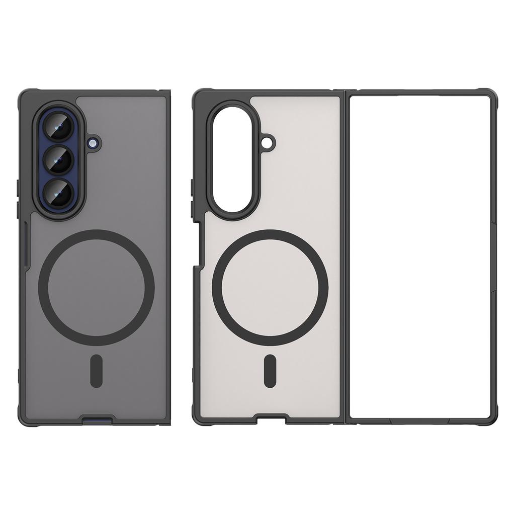 For Samsung Galaxy Z Fold7 5G Case Compatible with MagSafe Anti Drop PC+TPU Phone Cover