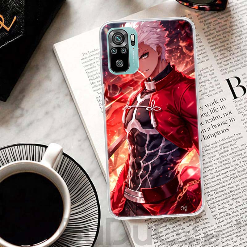 Fate Zero Stay Night Archer Cover For Xiaomi Redmi Note 10 9S 9 8T 8 Pro 7 5 Mi 9T 10T 11T 12T 11 12 Lite 12X A3 A2 A1 Print Coq