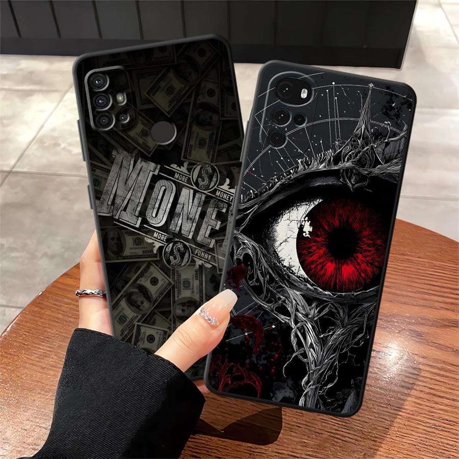 Handyhülle für Motorola Moto Edge 20 Pro 30 Lite G51 G73 G52 G60s G71 G22 Edge40 G50 G32 G53 G30 Gotisches Muster