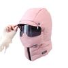 Winter Windproof Face Cover Balaclava Cycling Scooter Riding Warm Fleece Lined Adjustable Beanie Hat