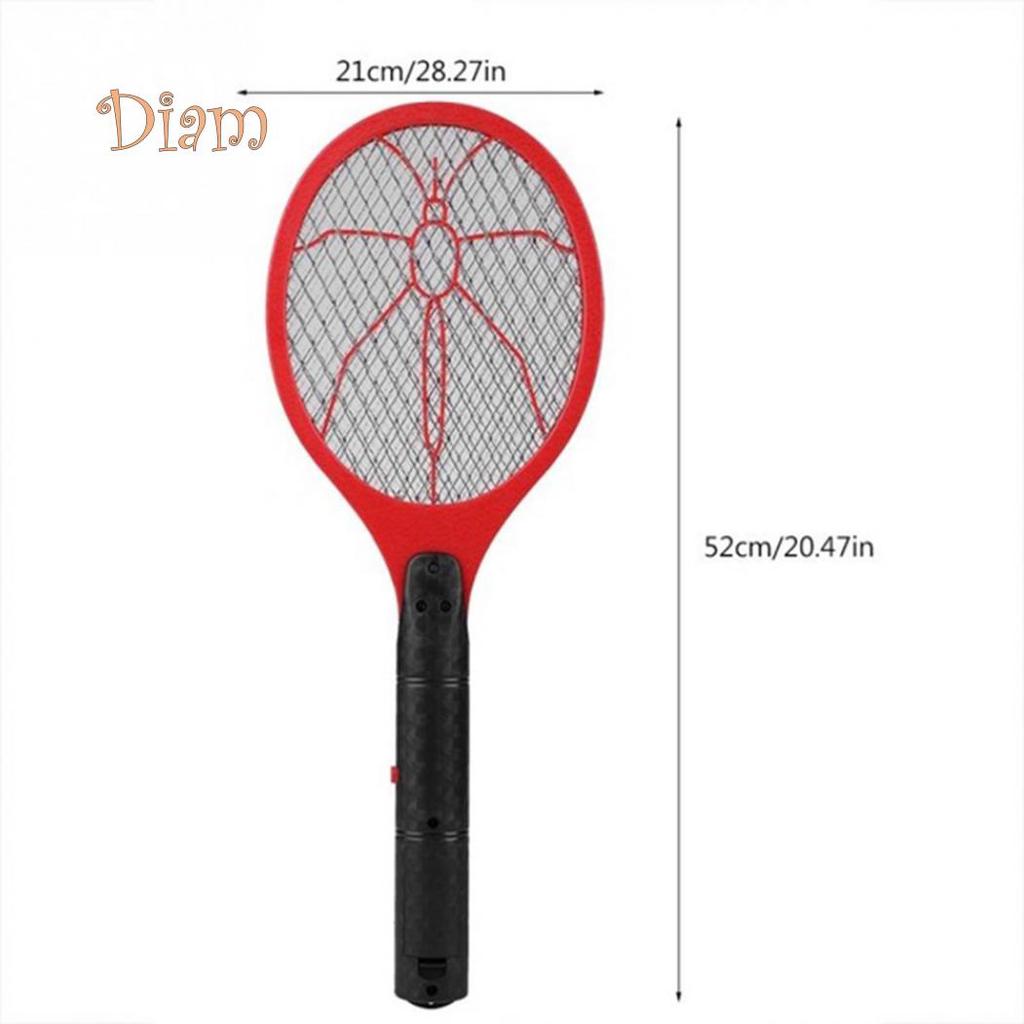 Blackhors Three Layer Mesh Electric Bug Zapper Safety Mosquito Flys Racheta Killer Swatter
