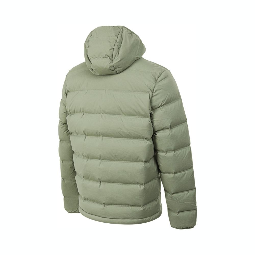 adidas Helionic S Ho J Giacca Piumino da Uomo con Cappuccio Tinta Unita Moda Confortevole Manica Lunga Verde IZ4705