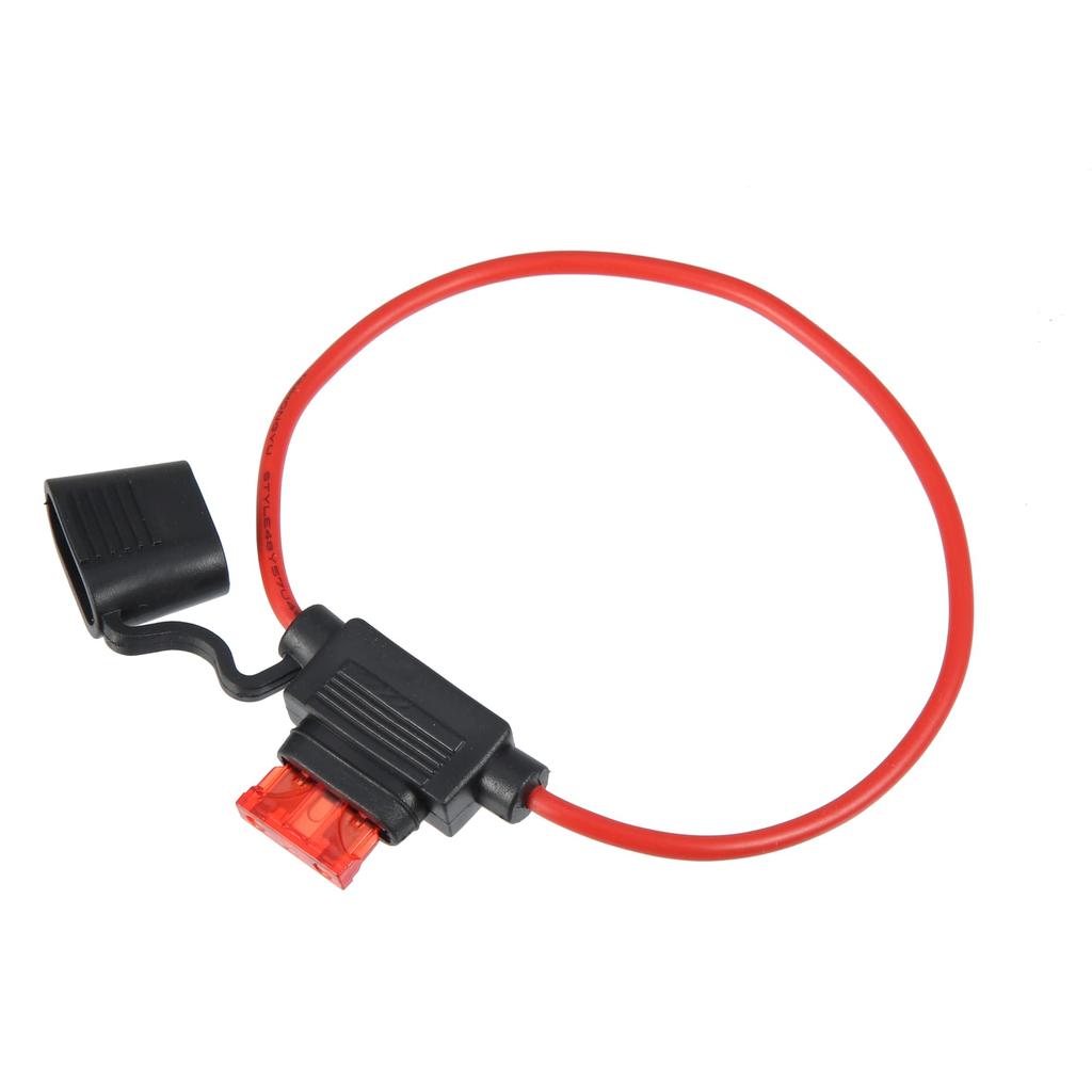 uxcell Inline Fuse Holder with 10A Fuse DC 32V 14