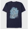 Marvel Fantastyczna Czwórka Pierwsze Kroki Srebrny Surfer Pociągnięcia Koszulka Rozmiar S-5XL Koszulka Unisex