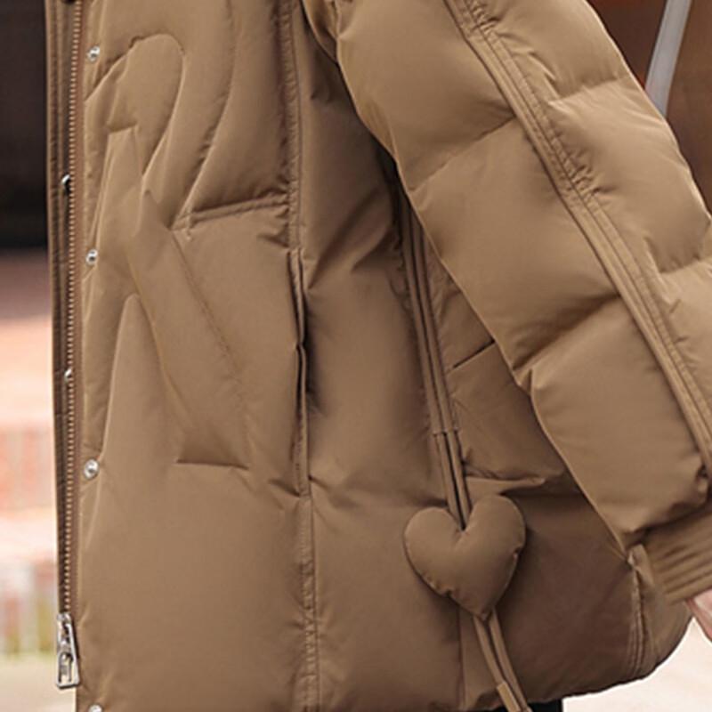 Xuezhongfei Women's Petite Hooded Short Down Jacket