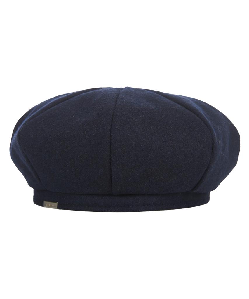 Bajal Bold Metal Tip Wool Beret Navy