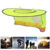 Hard Hat Sun Shade   High Visibility Full Brim Mesh Neck Sunshade with Reflective Stripe