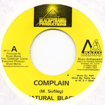 

7inch Record NATURAL BLACK / SINGER J - Complain / First Real Love BP21 Blackpyramid Pr Jamaica Reggae, Ska & Dub Used