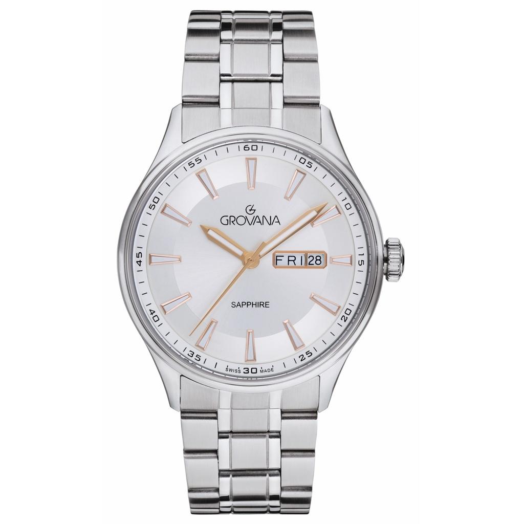 

Grovana St. Andrews Stainless Steel Silver Dial Quartz 1194.1128 Men s Watch