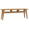 TV Cabinet 120x35x45 Cm Solid Teak Wood