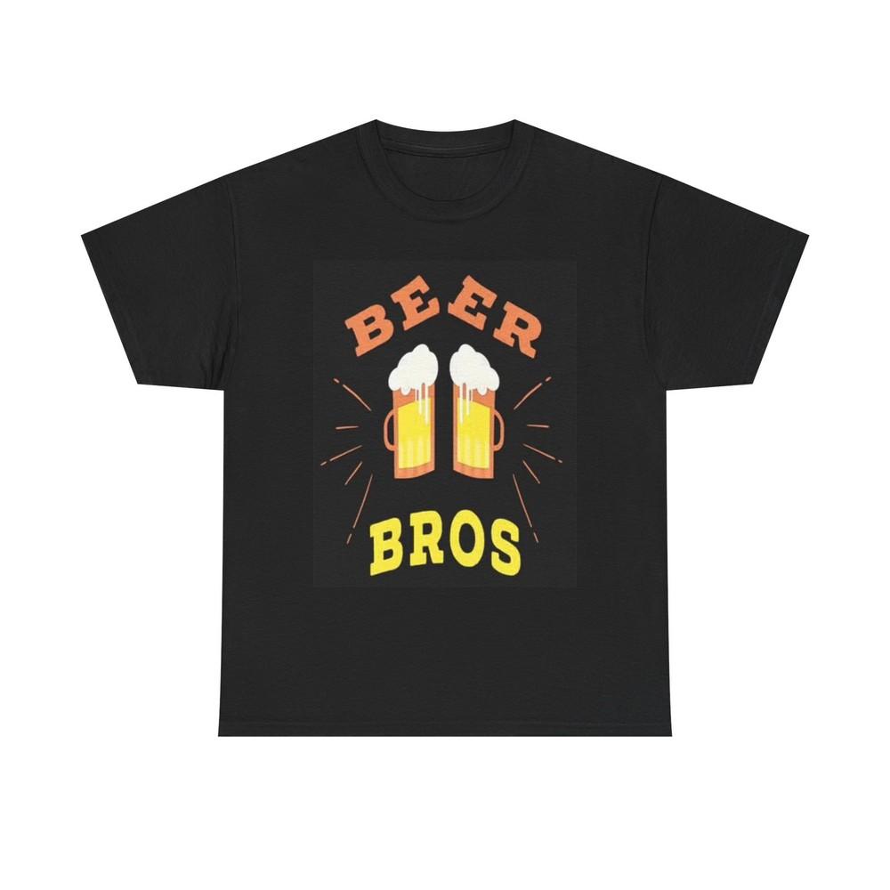 Beer Bros Graphic T Shirt Funny Garage Beers Unisex Heavy Cotton Tee Unisex T-Shirt M