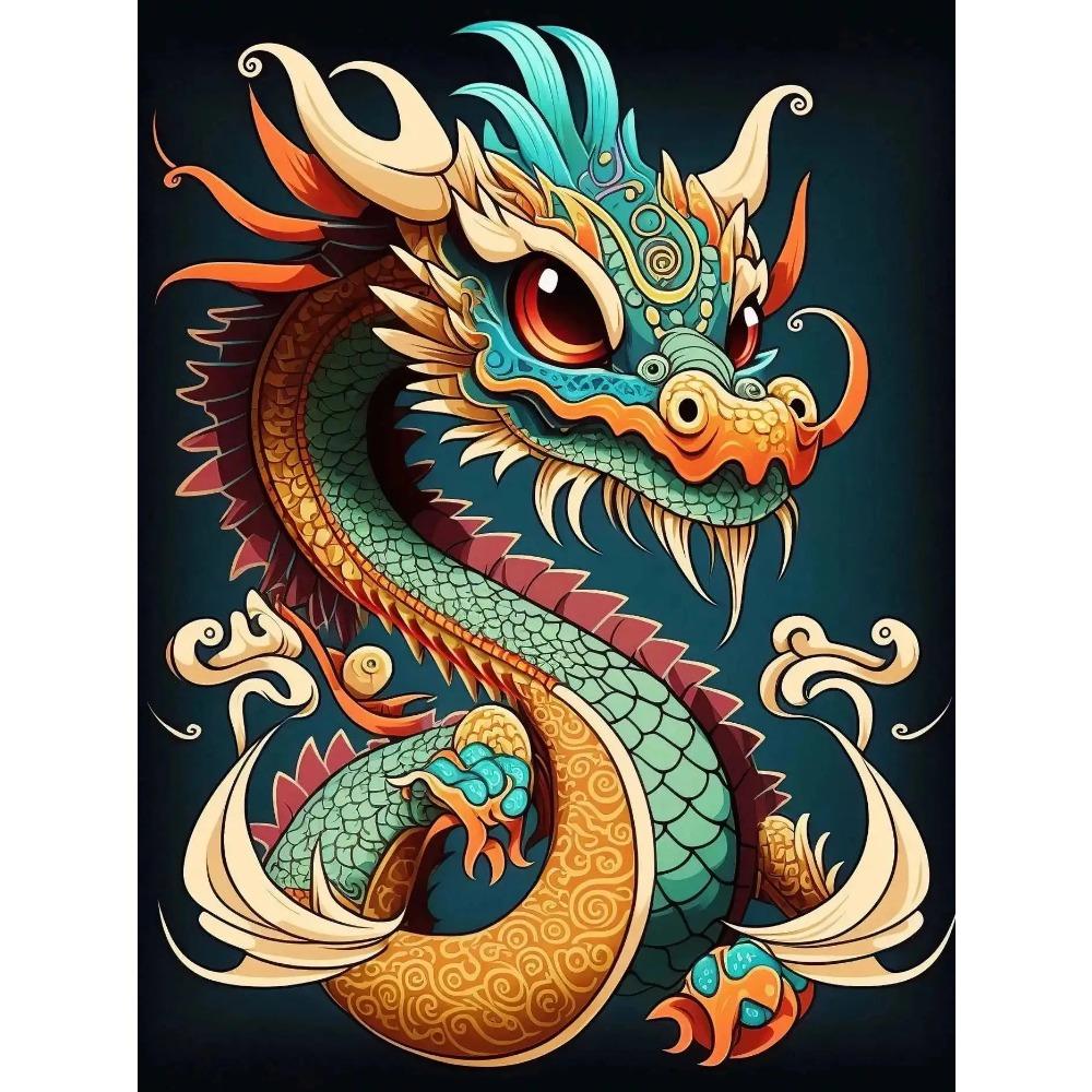 DIY Full Round Diamond Painting Cross Stitch 3D Art Style Home Scene Animal Decorative Diamond Painting 5d Diamond Art Painting