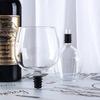 Wine Bottle Glass Topper Drink Directly From the Bottle,Crystal Transparent Shot Glass Cup Wine Decanter with Cork