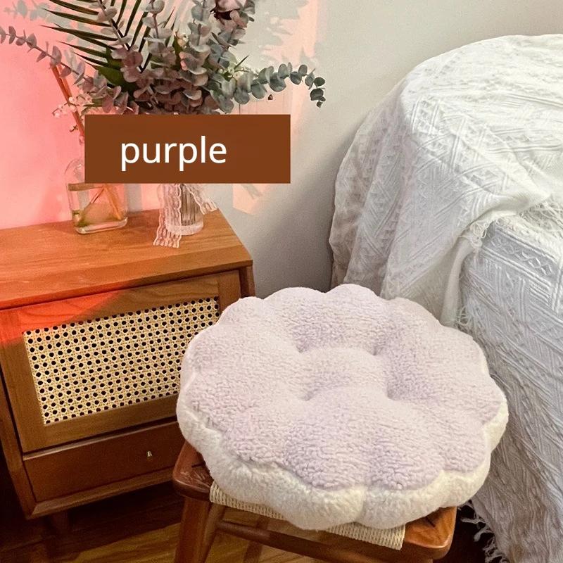 

Милая подушка цвета макарон, подушка для дивана-кровати, спального кресла, мягкая, толстая, татами для гостиной, напольный коврик 40x40cm