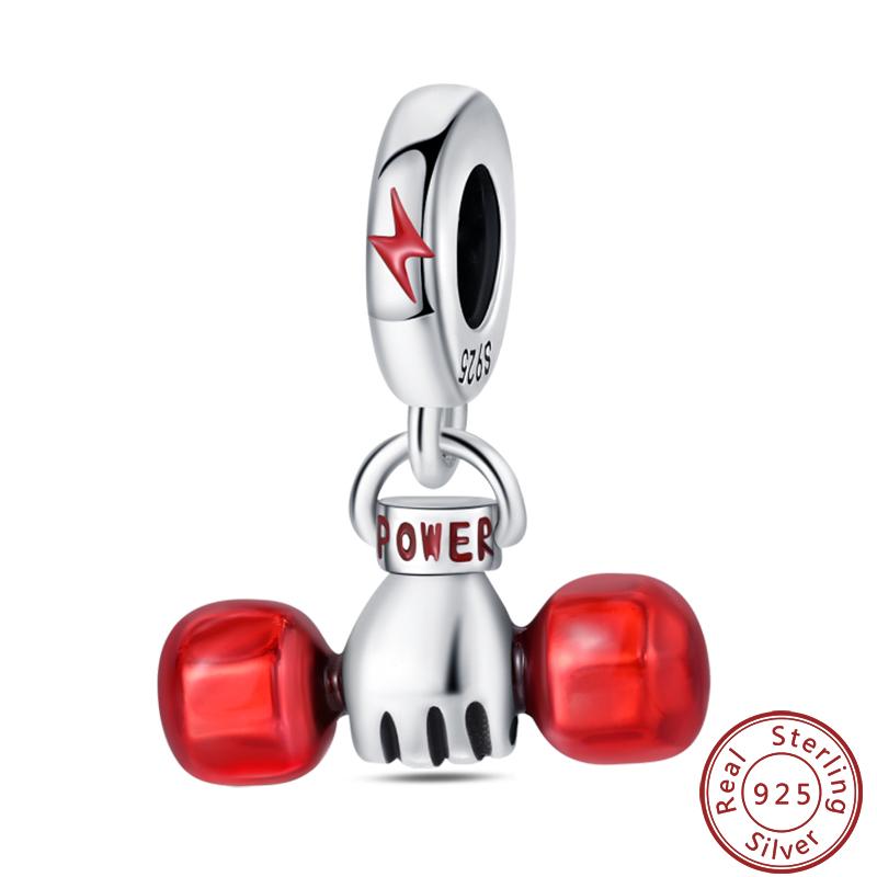 Sports Series Copper Football Badminton Boxing Yoga Ballet Charms Beads 3Mm Diy Fine Jewelry