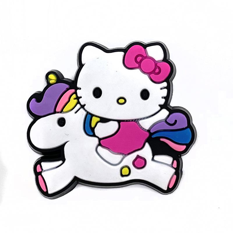 Hello Kitty Cute PVC Pen Clip & Ballpoint Pen Decor for Students