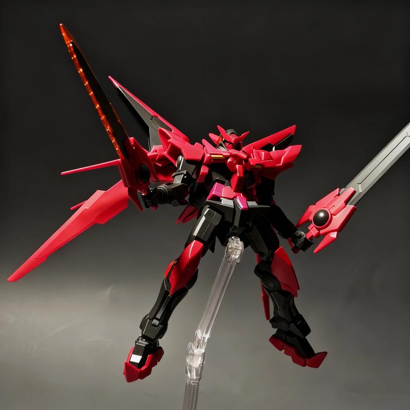 Hg 1/144 Bf Exia Dark Matter Action Figure Kit Assembly Model Doll Pvc Toy Mecha Figurine Collectible Ornament Boy Surprise Gift