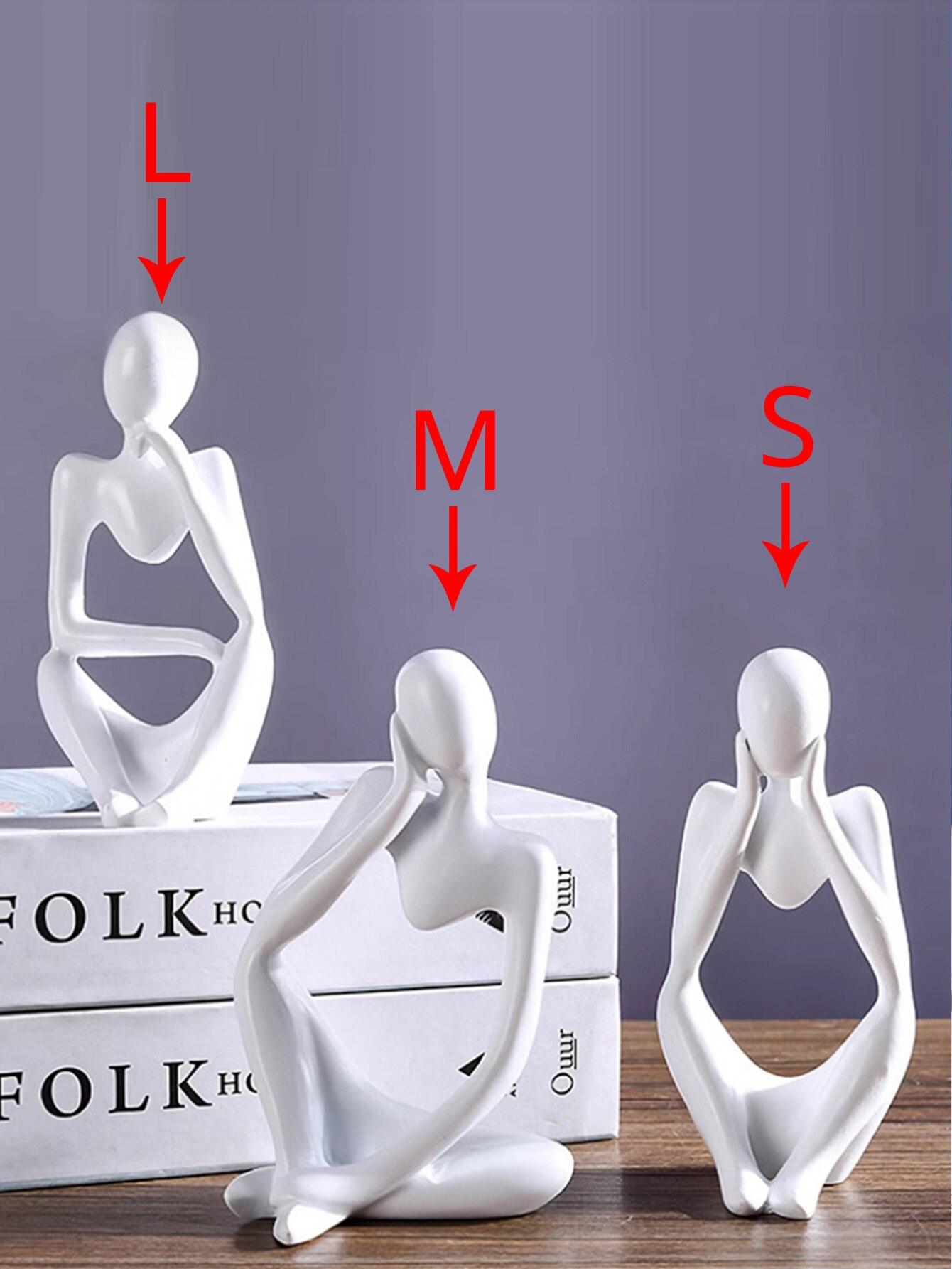 

1 шт., минималистичный современный Ins, ниша, абстрактный персонаж, мыслитель, художественное украшение для гостиной, телевизора, винный шкаф, украшение для дома M