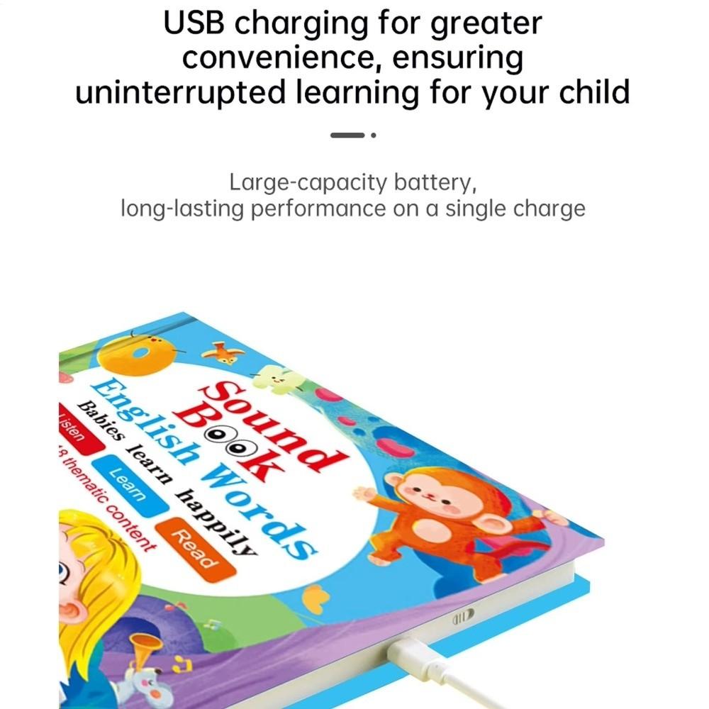 English Sound Book Number Recognition Books With Sound Sensory Learning Toys Interactive Book  Kids